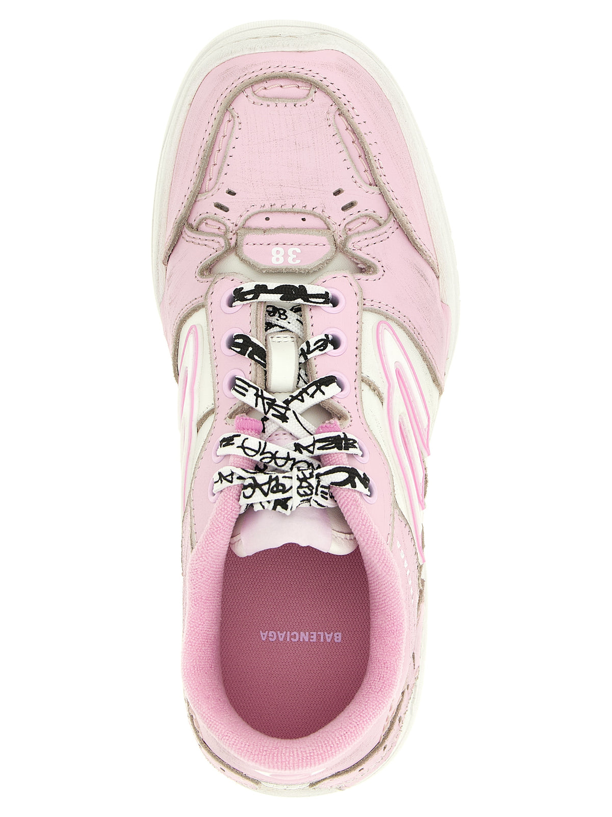 Zapatillas Deportivas Multicolor En Cuero Balenciaga