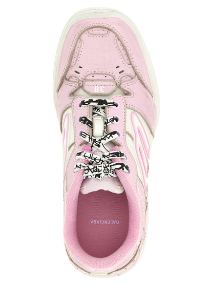 Zapatillas Deportivas Multicolor En Cuero Balenciaga