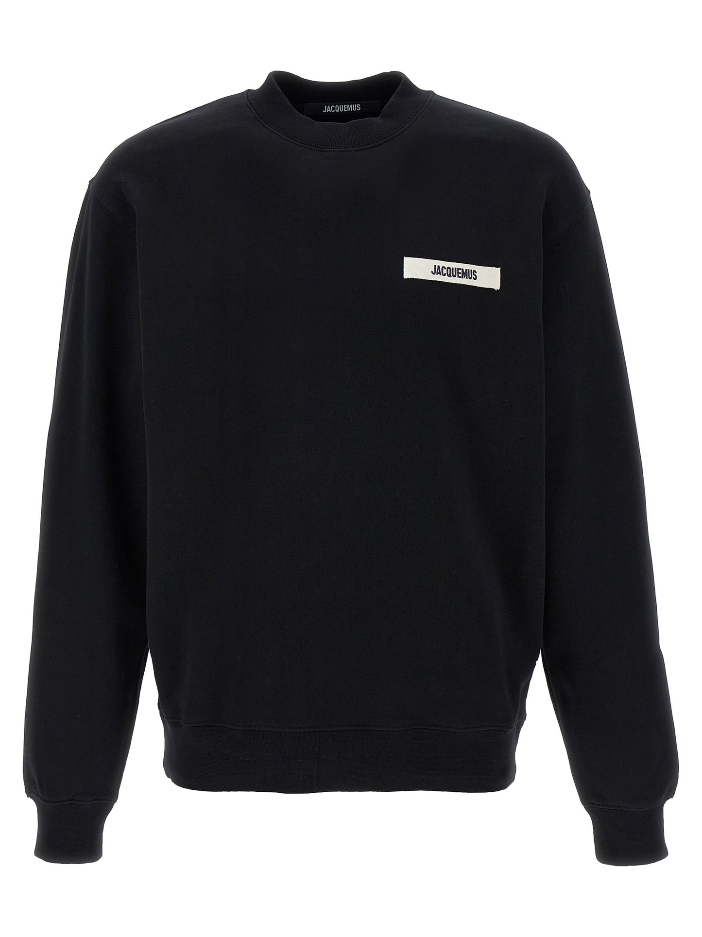 Sudadera de algodón negra Jacquemus