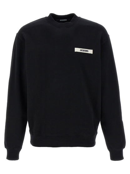 Sudadera de algodón negra Jacquemus