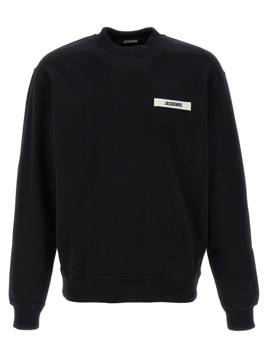 Sudadera de algodón negra Jacquemus