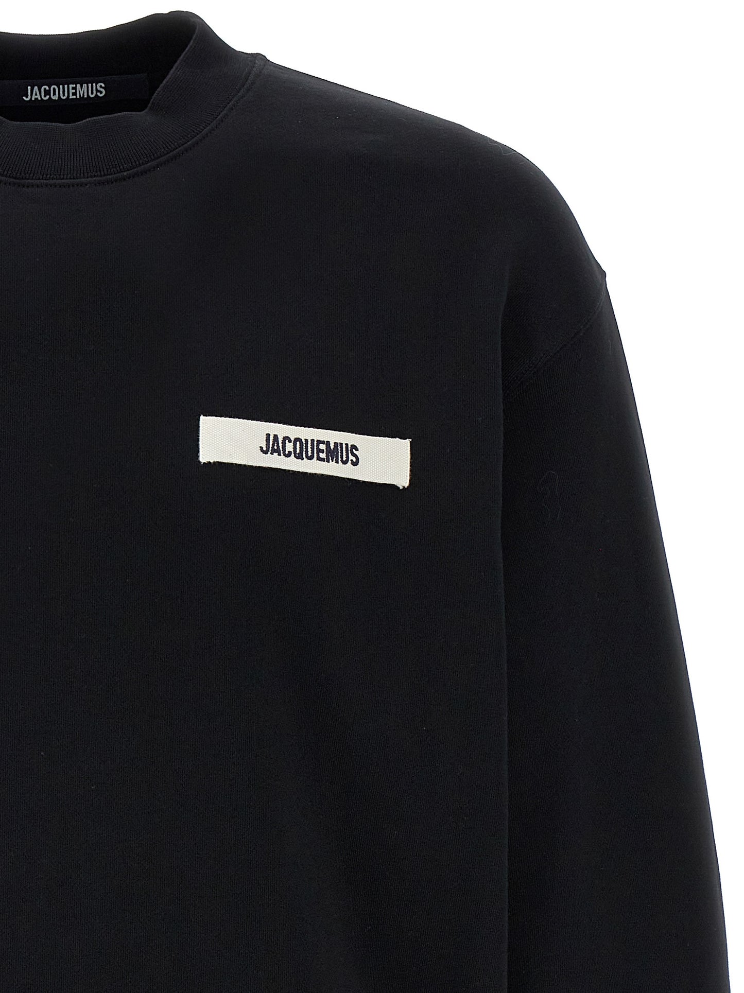 Sudadera de algodón negra Jacquemus