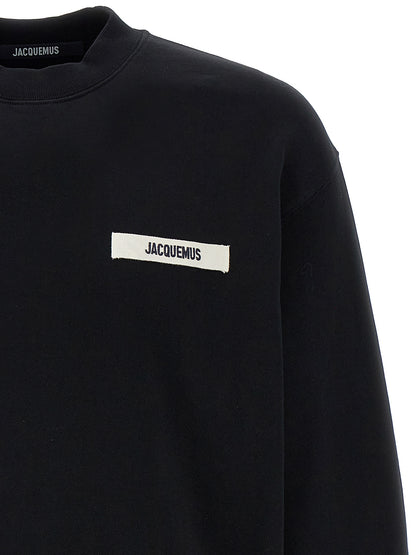 Sudadera de algodón negra Jacquemus