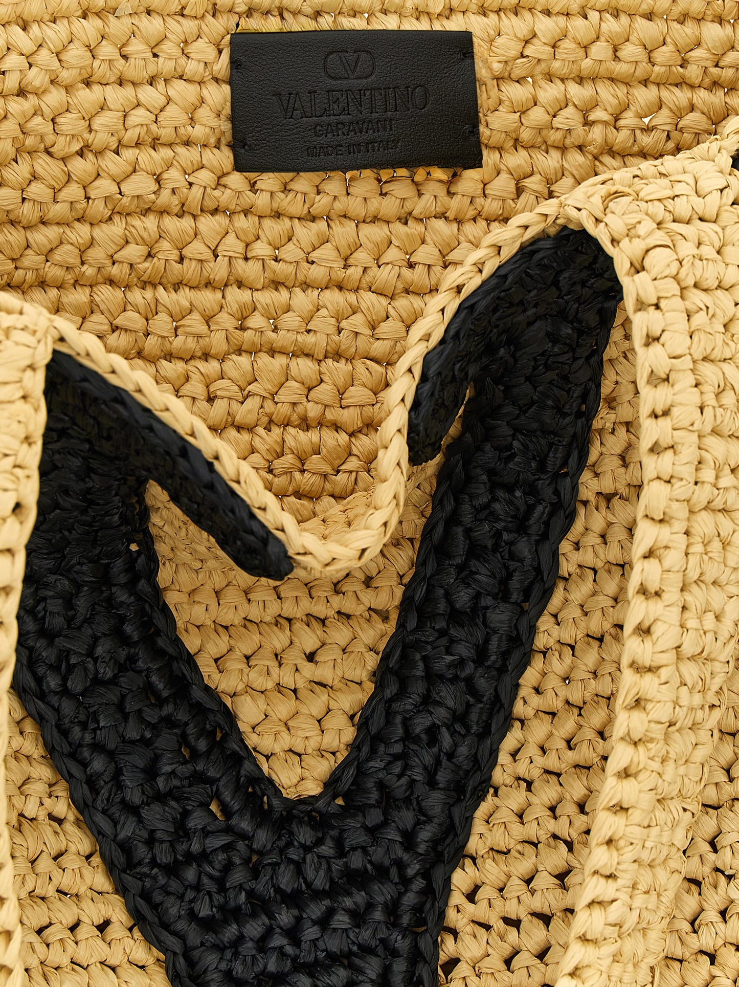 Bolso Tote Valentino Garavani de Viscosa Beige