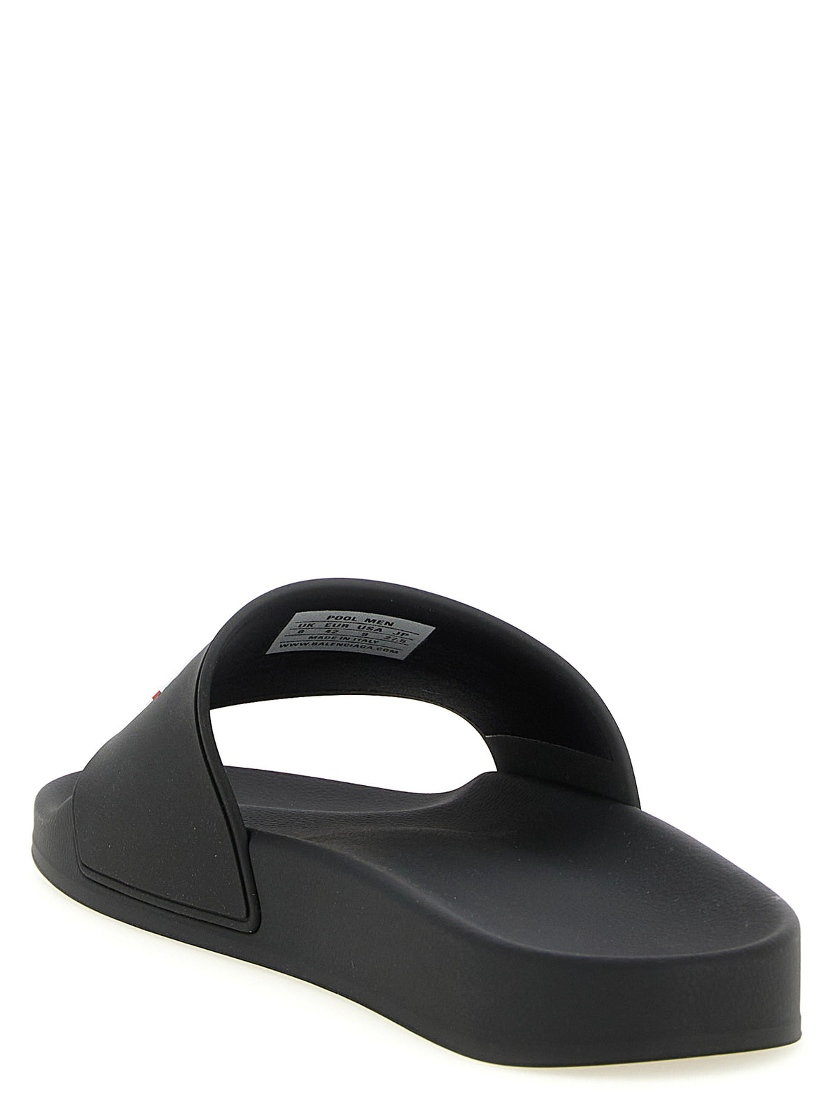 Balenciaga Sandalias De Plástico Negro Contemporáneo
