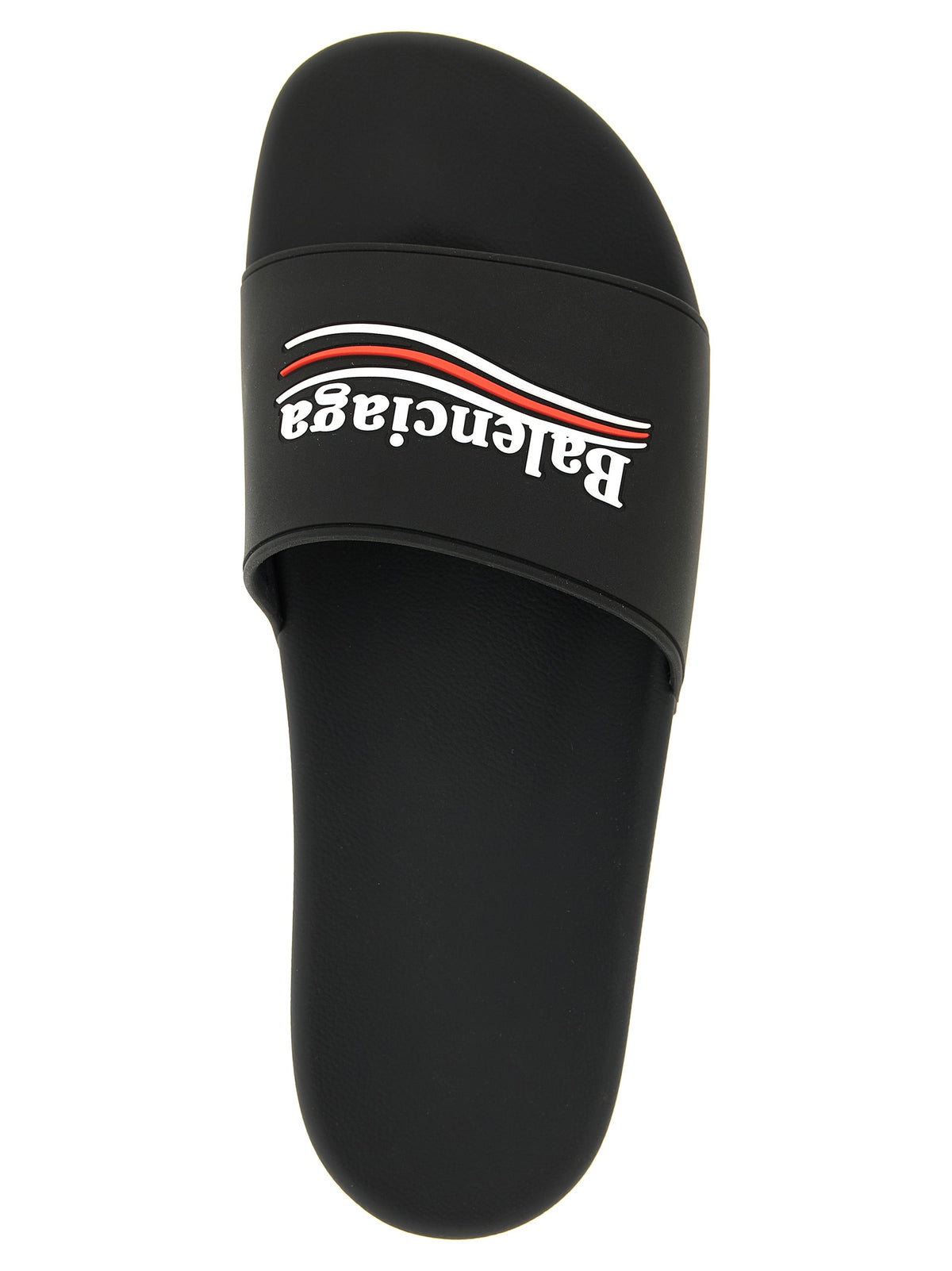 Balenciaga Sandalias De Plástico Negro Contemporáneo