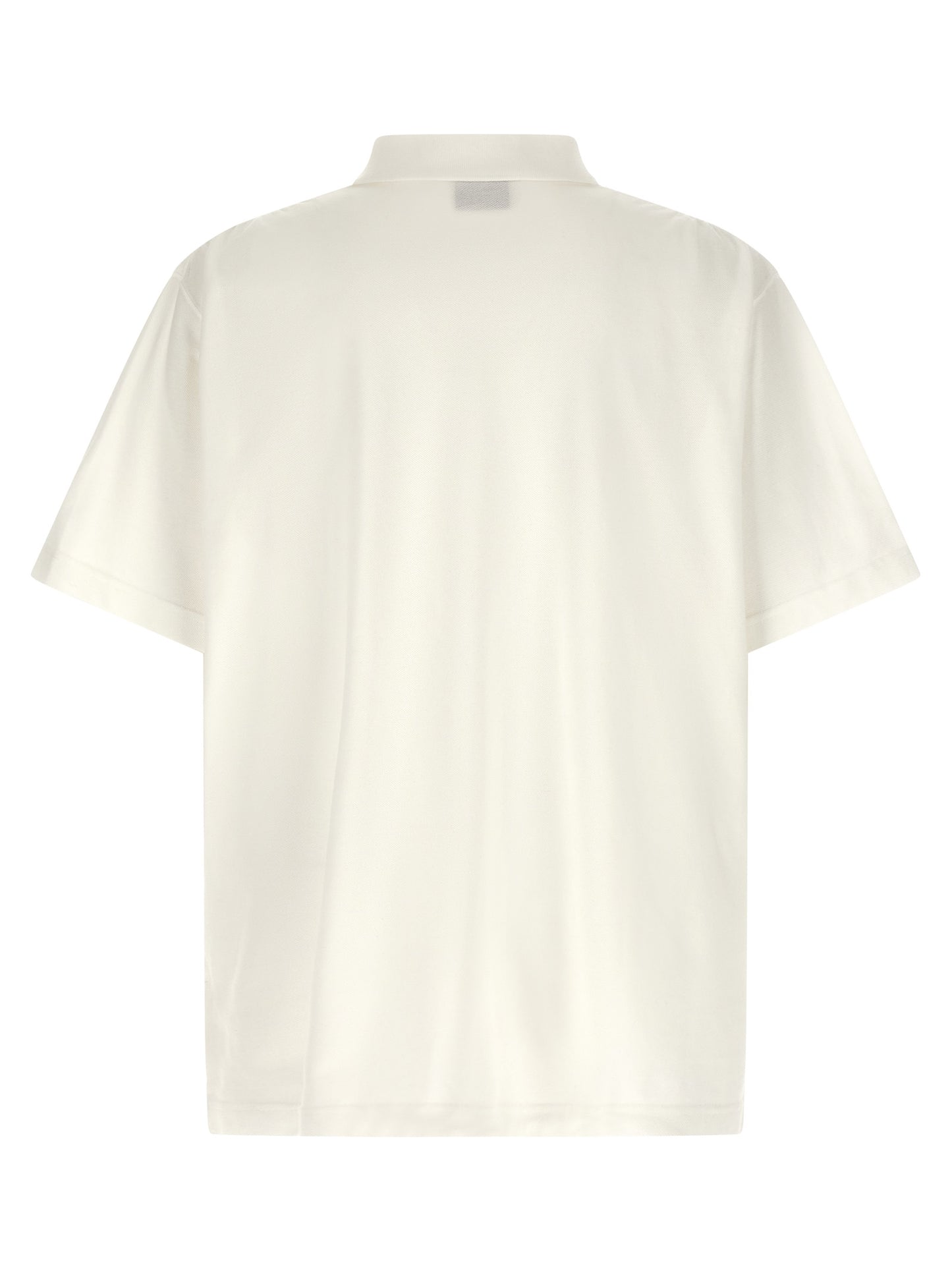 Polo de algodón blanco de Balenciaga