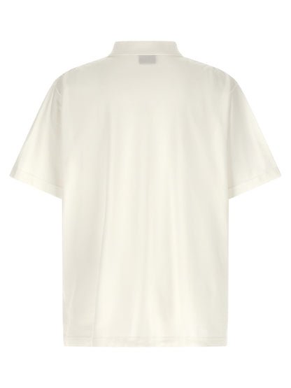 Polo de algodón blanco de Balenciaga