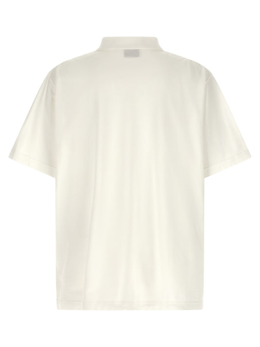 Polo de algodón blanco de Balenciaga
