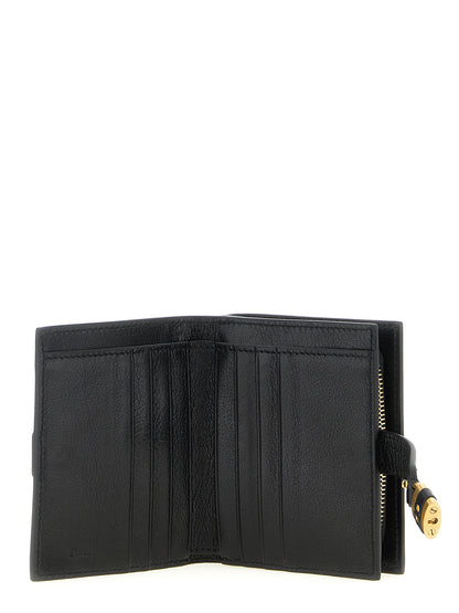 Porte-cartes Chloé en cuir de buffle noir modèle Paddington