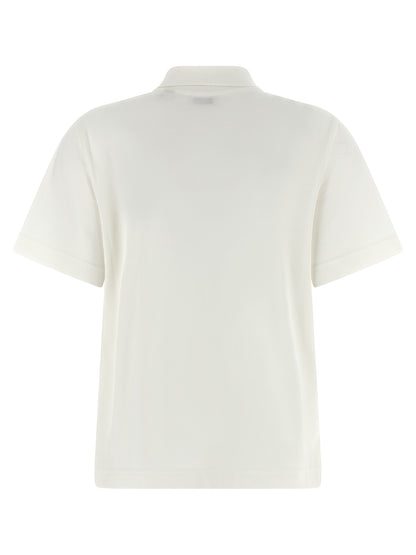Burberry Polo en Coton Blanc - Modèle Priscilla