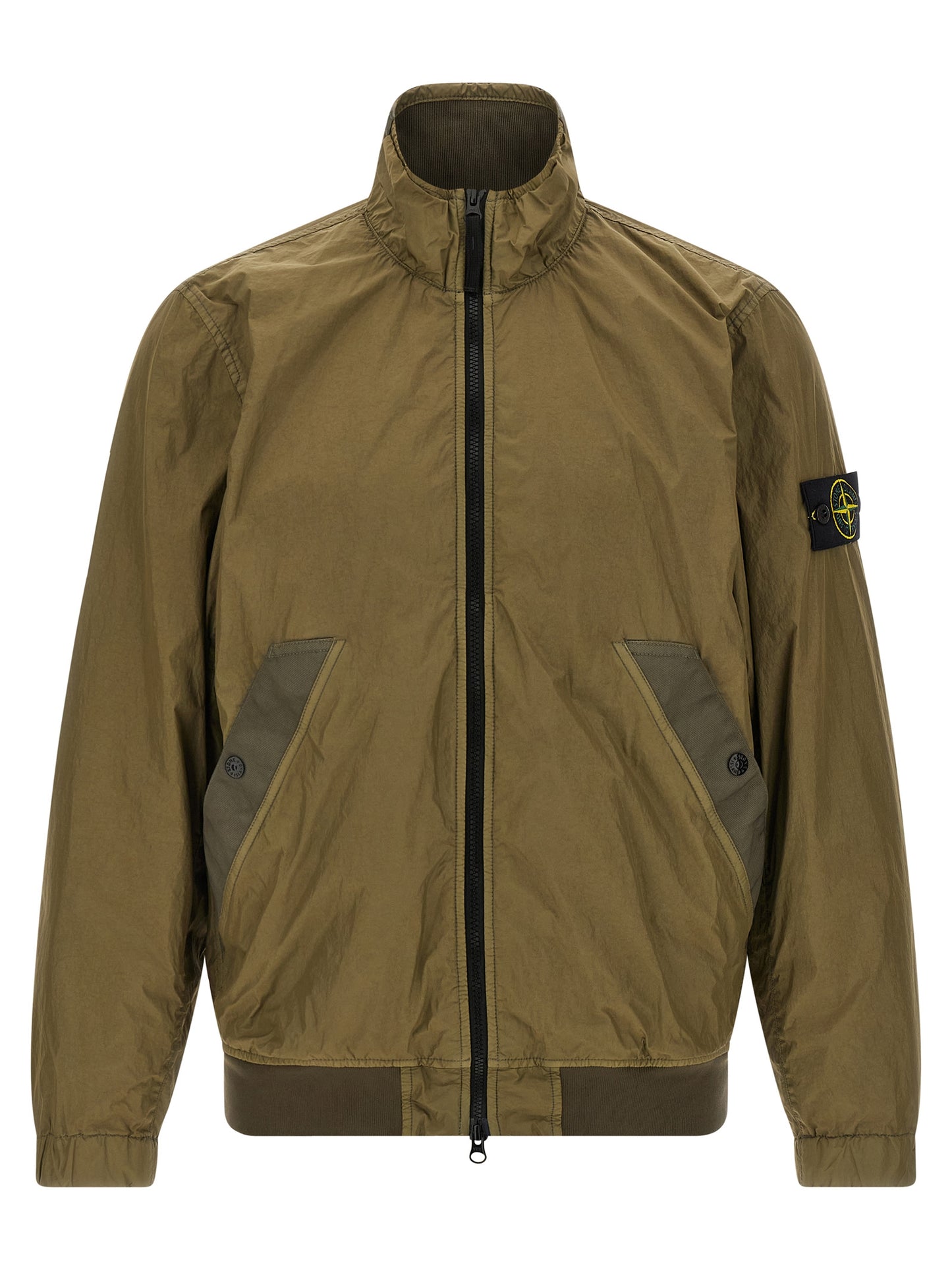 Chaqueta de nailon bicolor de Stone Island