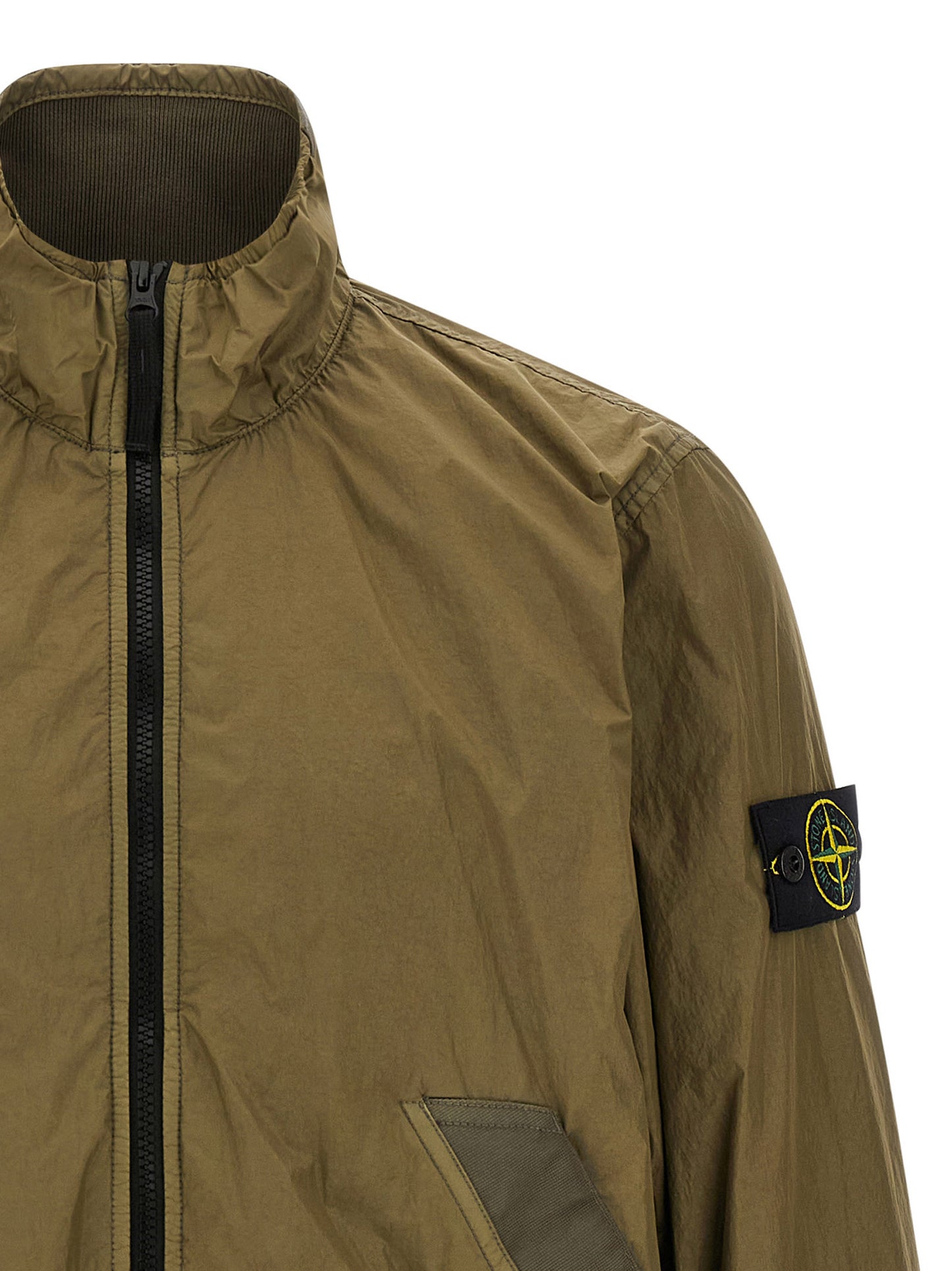 Chaqueta de nailon bicolor de Stone Island