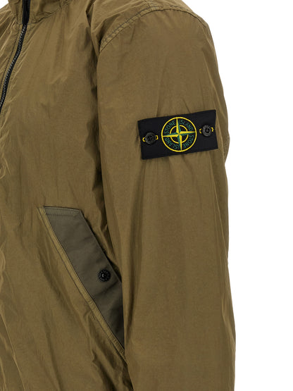 Chaqueta de nailon bicolor de Stone Island