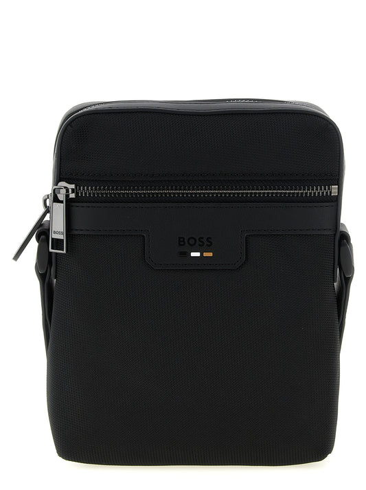 Bandolera Hugo Boss negra de poliéster