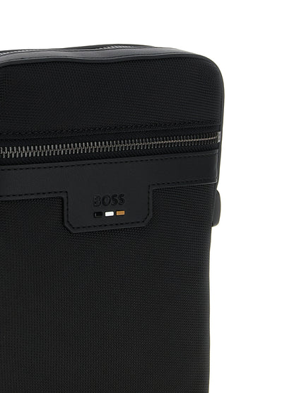 Bandolera Hugo Boss negra de poliéster
