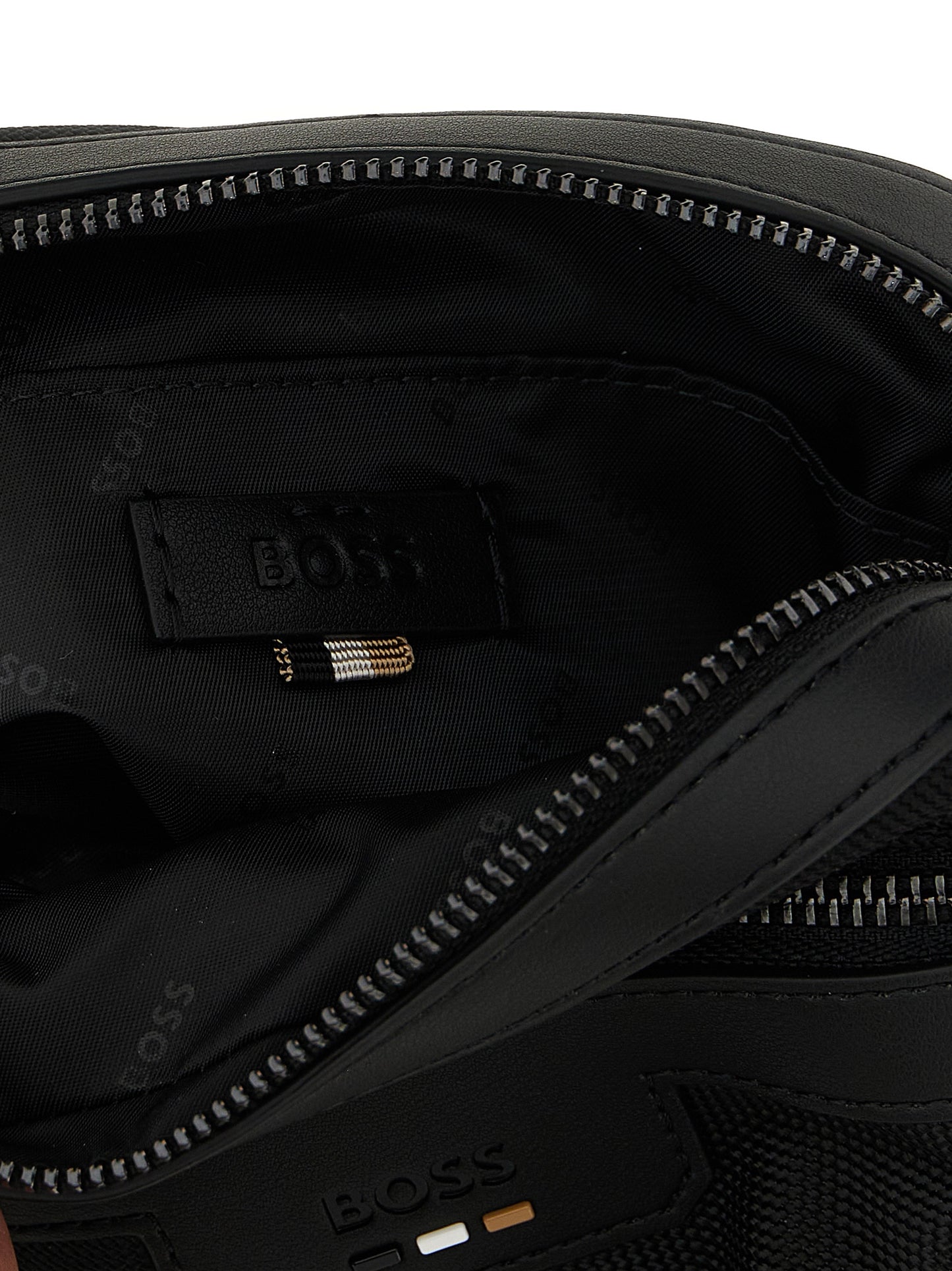 Bandolera Hugo Boss negra de poliéster