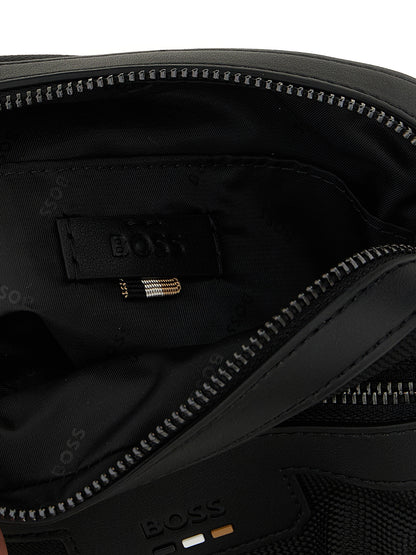 Bandolera Hugo Boss negra de poliéster