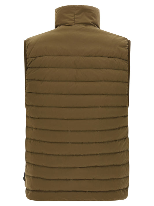 Chaleco sin mangas de poliamida bicolor Stone Island