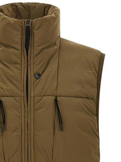 Chaleco sin mangas de poliamida bicolor Stone Island