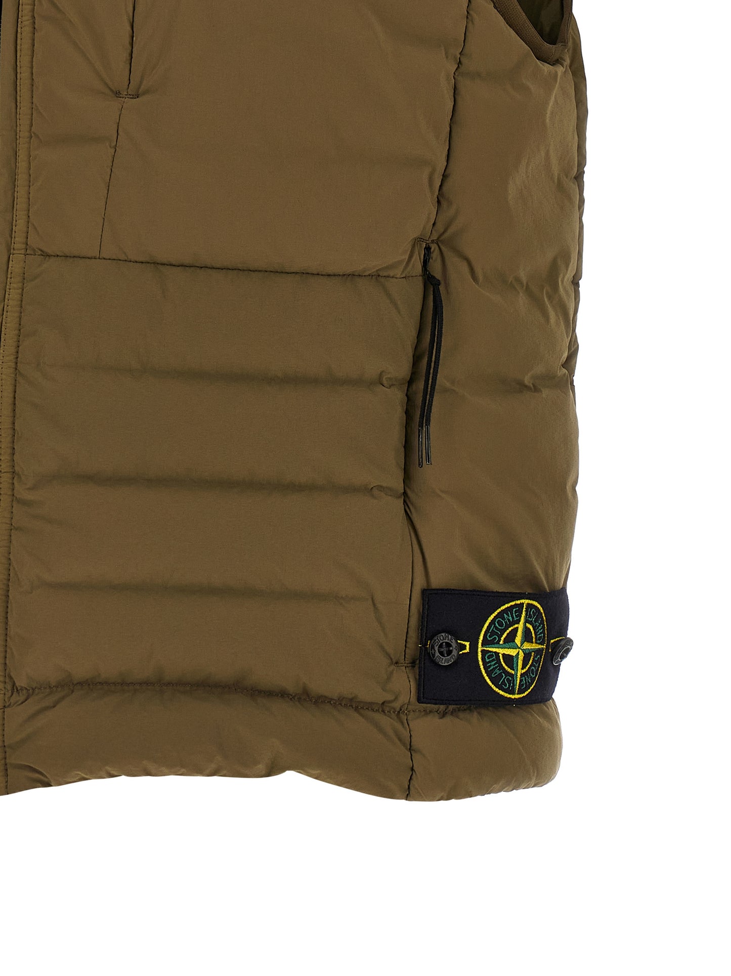 Chaleco sin mangas de poliamida bicolor Stone Island