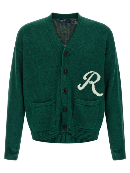 Cárdigan de lino bicolor de Polo Ralph Lauren