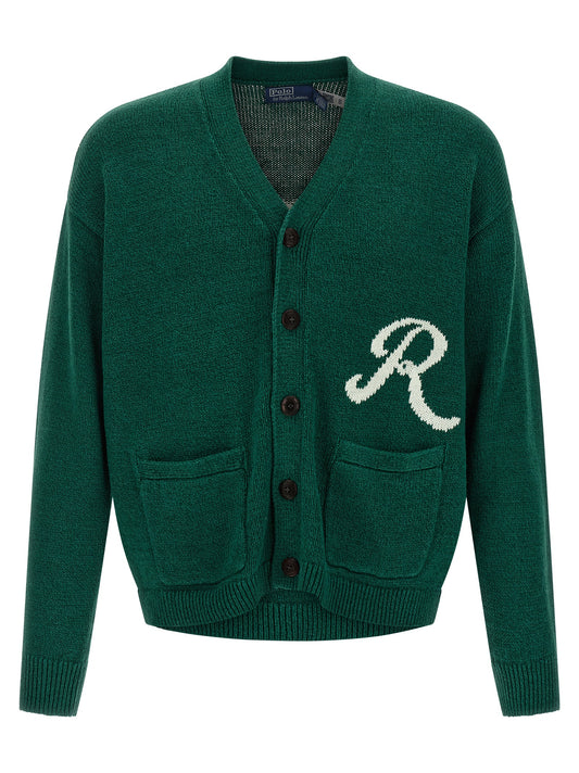 Cárdigan de lino bicolor de Polo Ralph Lauren