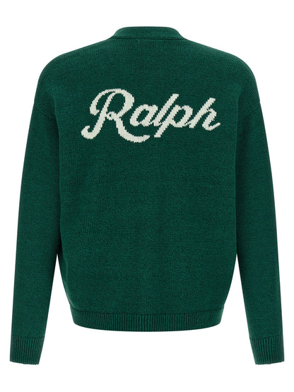 Cárdigan de lino bicolor de Polo Ralph Lauren