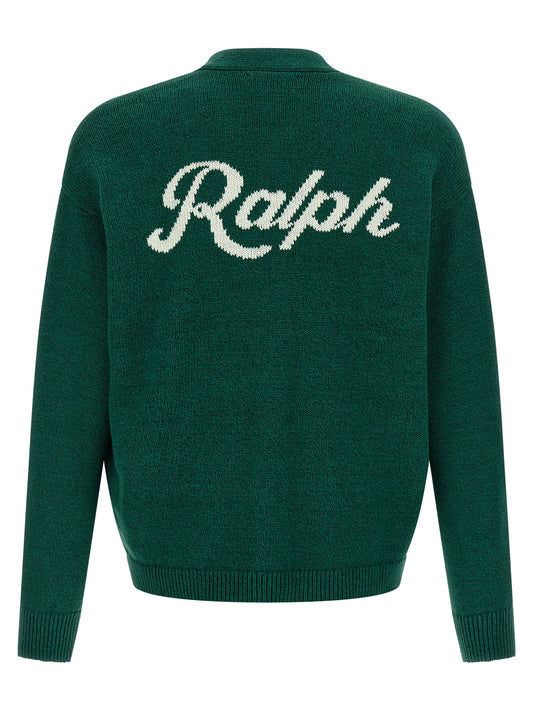 Cárdigan de lino bicolor de Polo Ralph Lauren