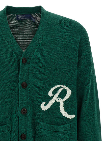 Cárdigan de lino bicolor de Polo Ralph Lauren