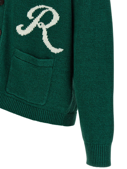 Cárdigan de lino bicolor de Polo Ralph Lauren