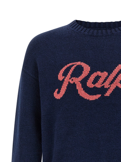 Polo Ralph Lauren Blue Linen Lightweight Cardigan