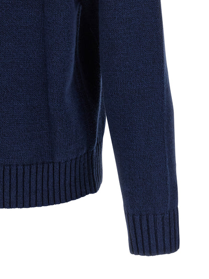 Polo Ralph Lauren Blue Linen Lightweight Cardigan