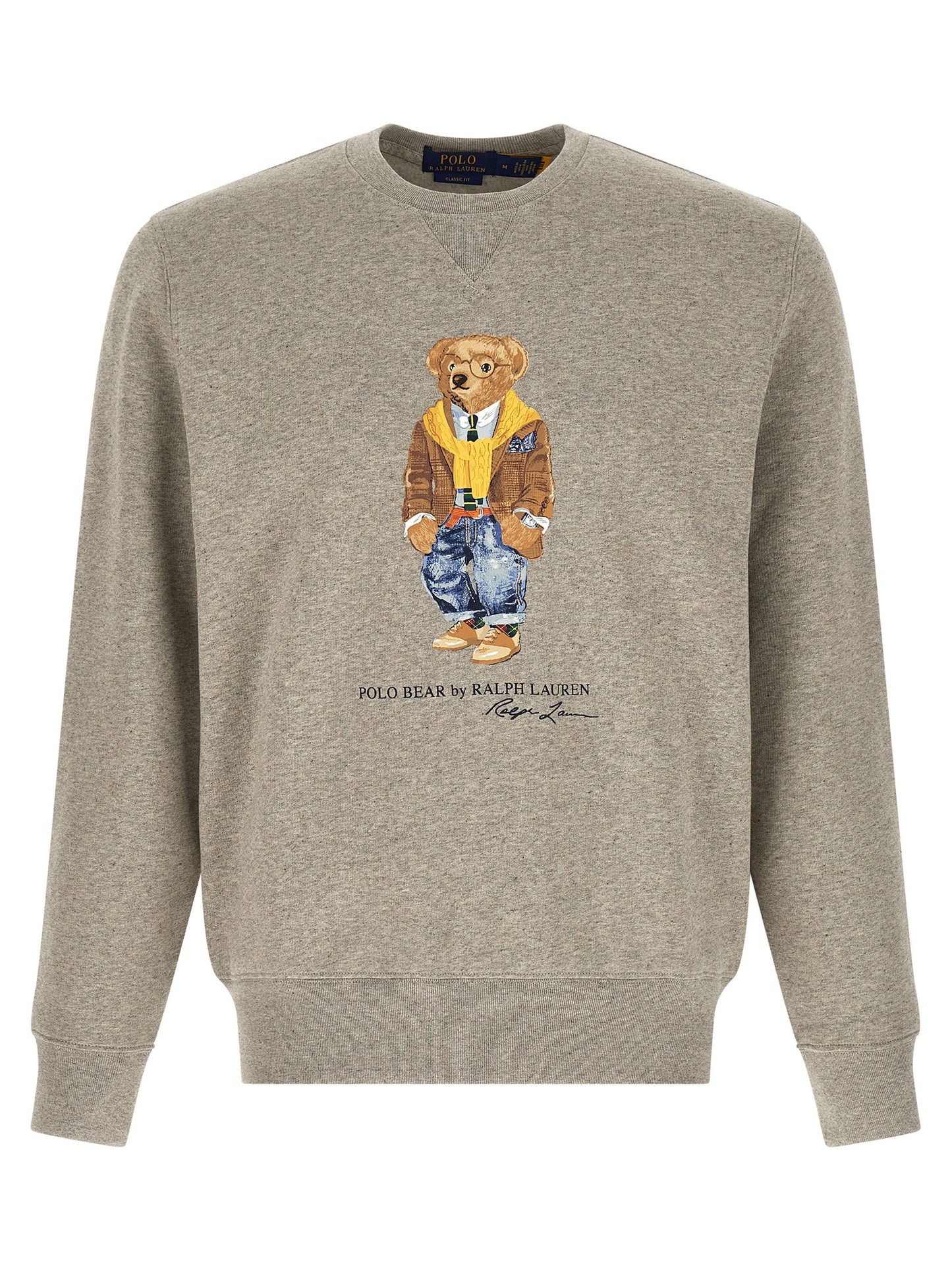 Sudadera de algodón gris Polo Ralph Lauren