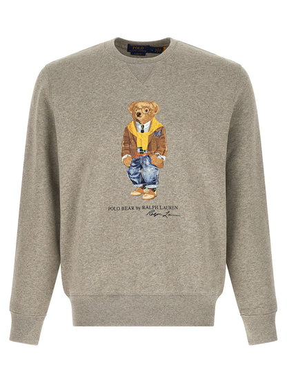 Sudadera de algodón gris Polo Ralph Lauren