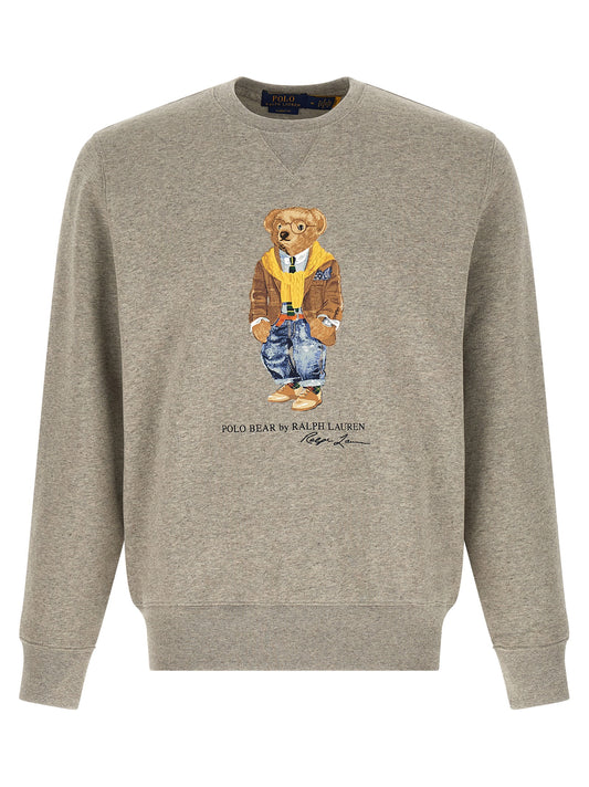 Sudadera de algodón gris Polo Ralph Lauren