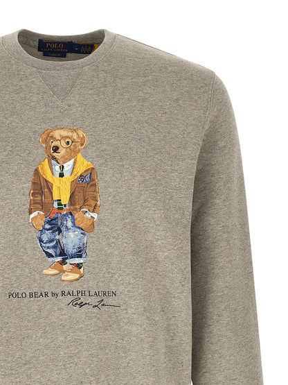 Sudadera de algodón gris Polo Ralph Lauren