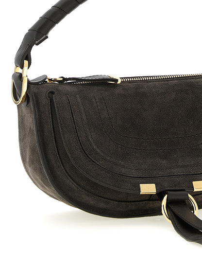 Sac à bandoulière Chloé en cuir de veau marron