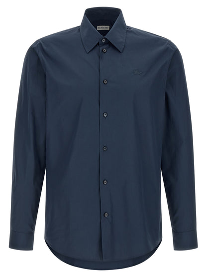 Blusa de algodón azul Burberry