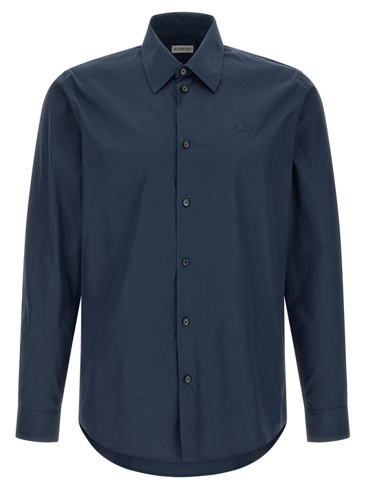 Blusa de algodón azul Burberry