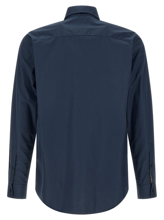 Blusa de algodón azul Burberry