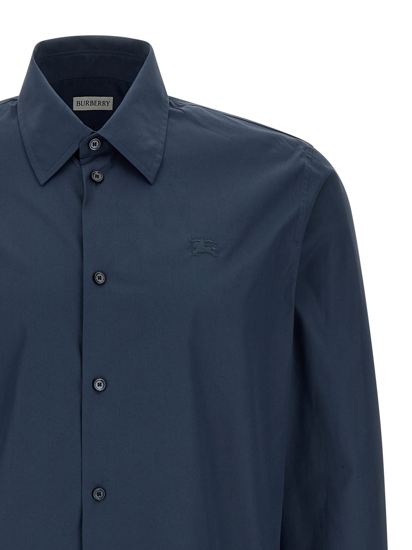 Blusa de algodón azul Burberry