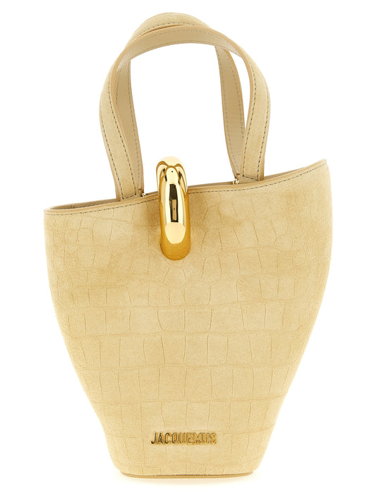 Bolso de piel de becerro beige Jacquemus