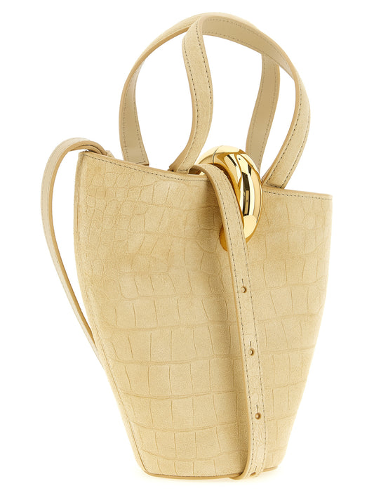 Bolso de piel de becerro beige Jacquemus