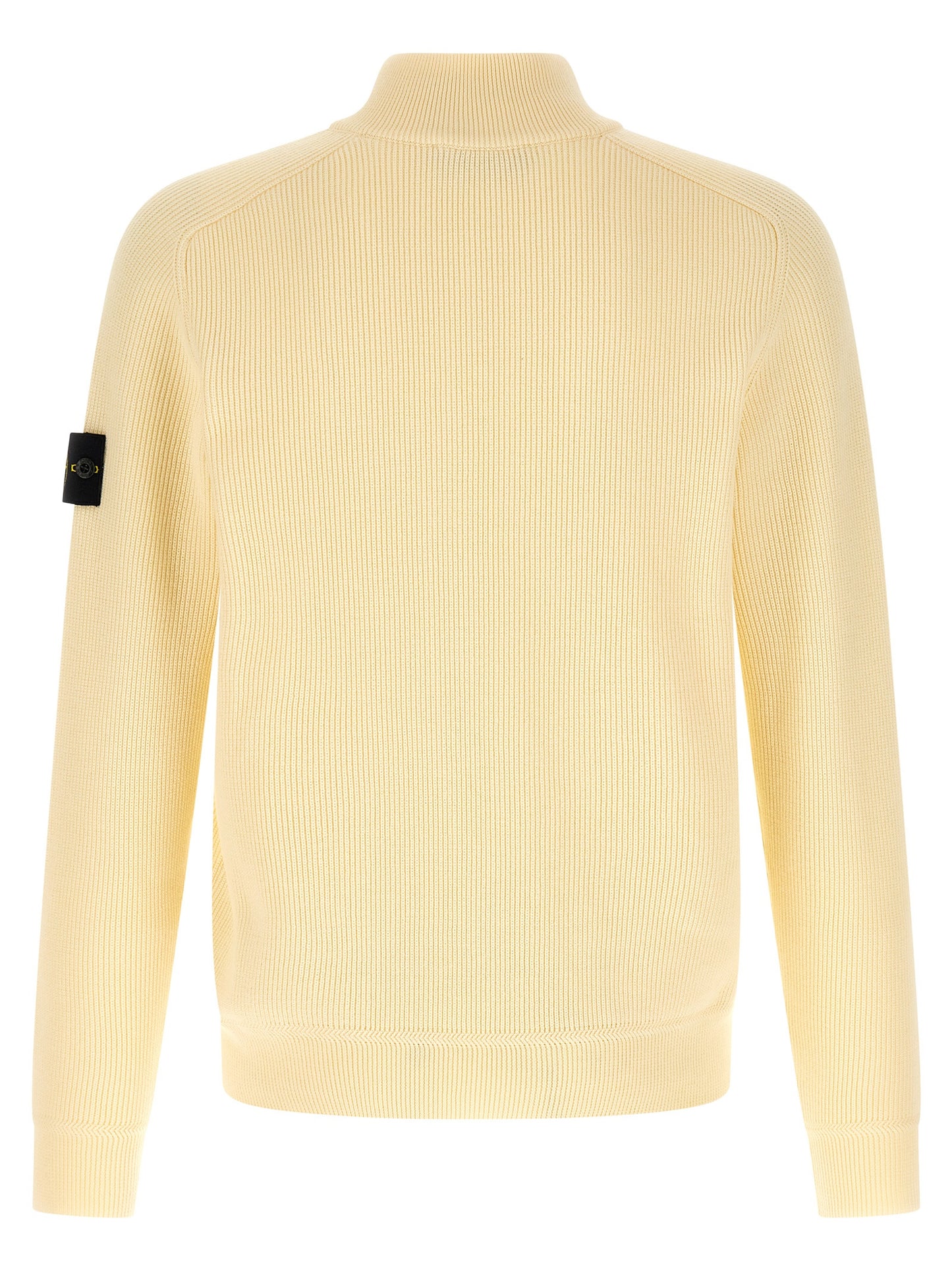 Cárdigan de algodón beige Stone Island