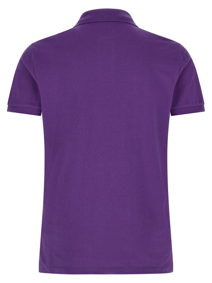 Polo Ralph Lauren Purple Cotton Polo Shirt