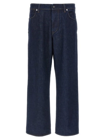 Jean Stone Island en coton bleu coupe décontractée