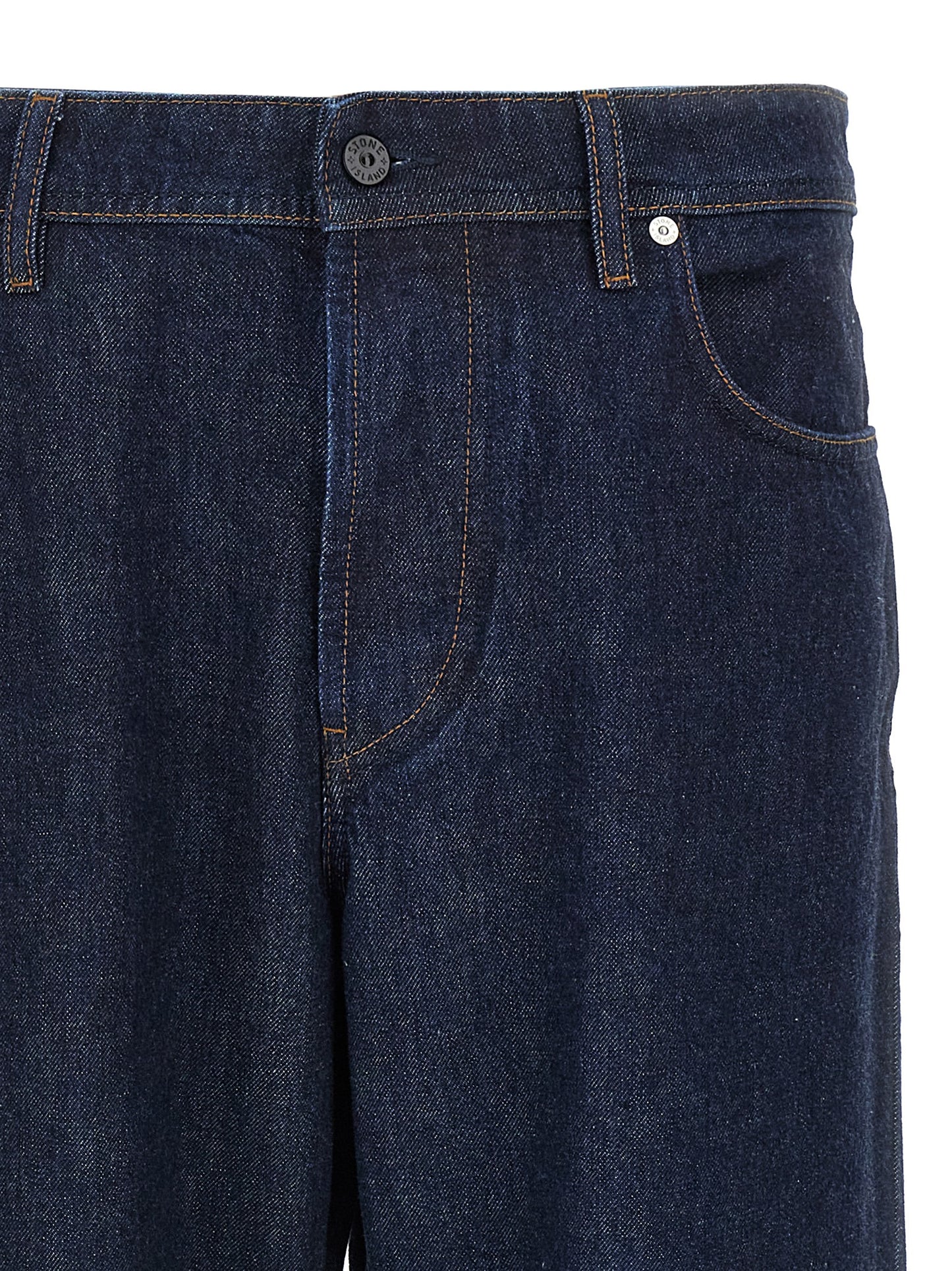 Jean Stone Island en coton bleu coupe décontractée