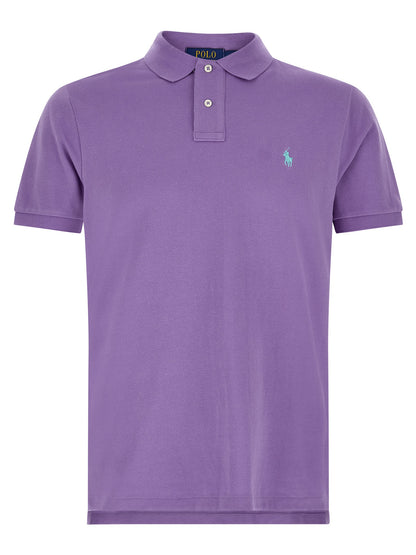 Polo Ralph Lauren Polo de algodón morado