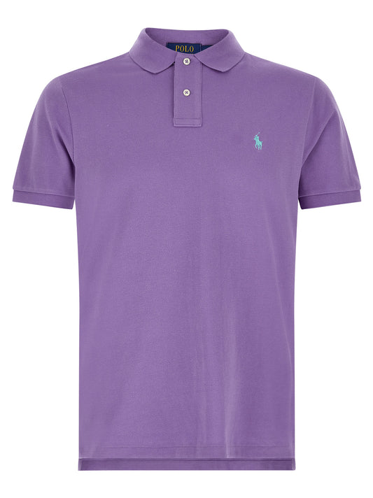 Polo Ralph Lauren Polo de algodón morado